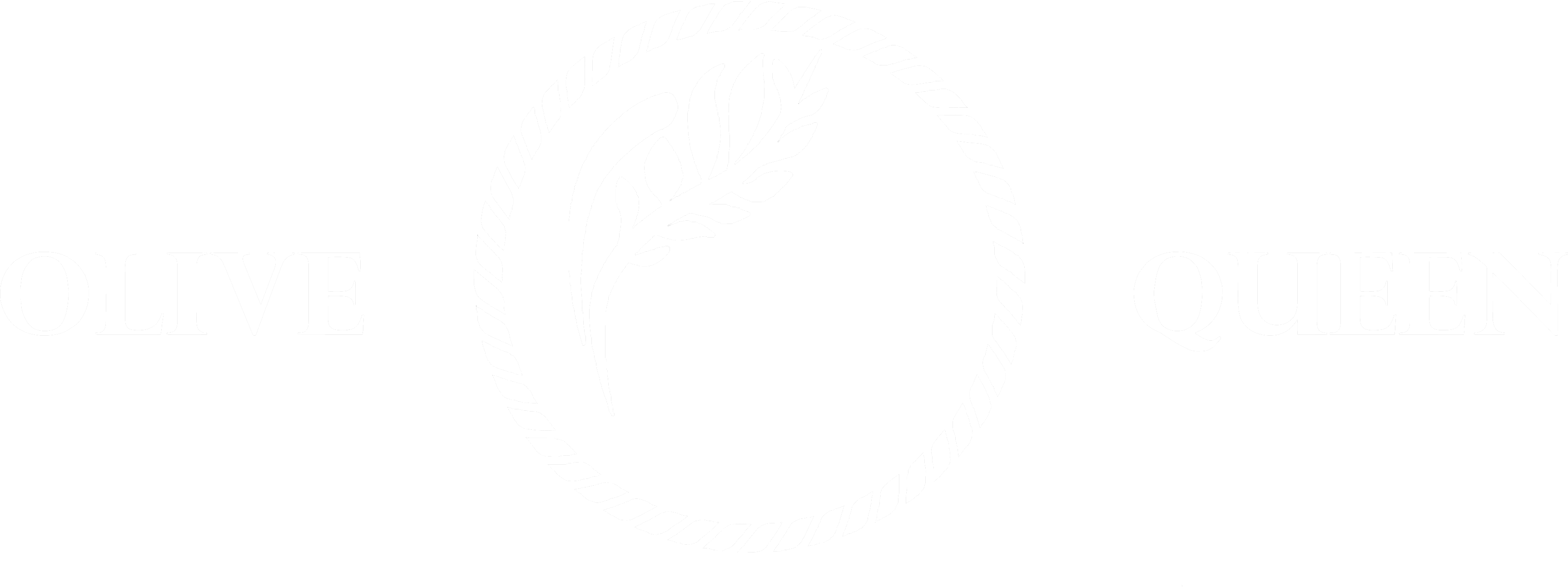 Olive Queen white header logo
