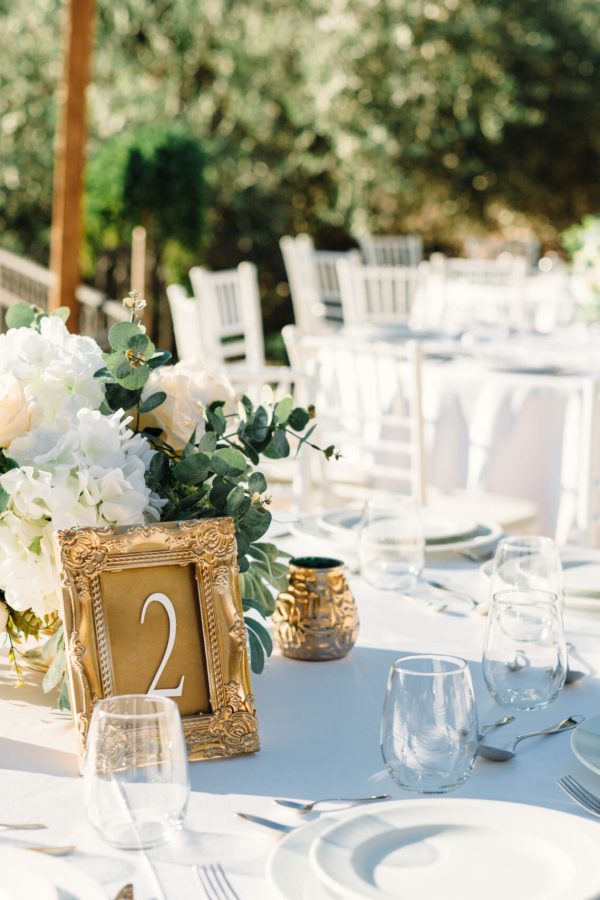 Image showing a table set with cutlery for wedding on Olive Queen Rustic Villa